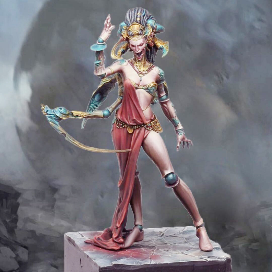 120mm Height Resin Female Monster Fantasy Unpainted Unbuild 120mm Height Resin Female Monster Fantasy Unpainted Unbuild