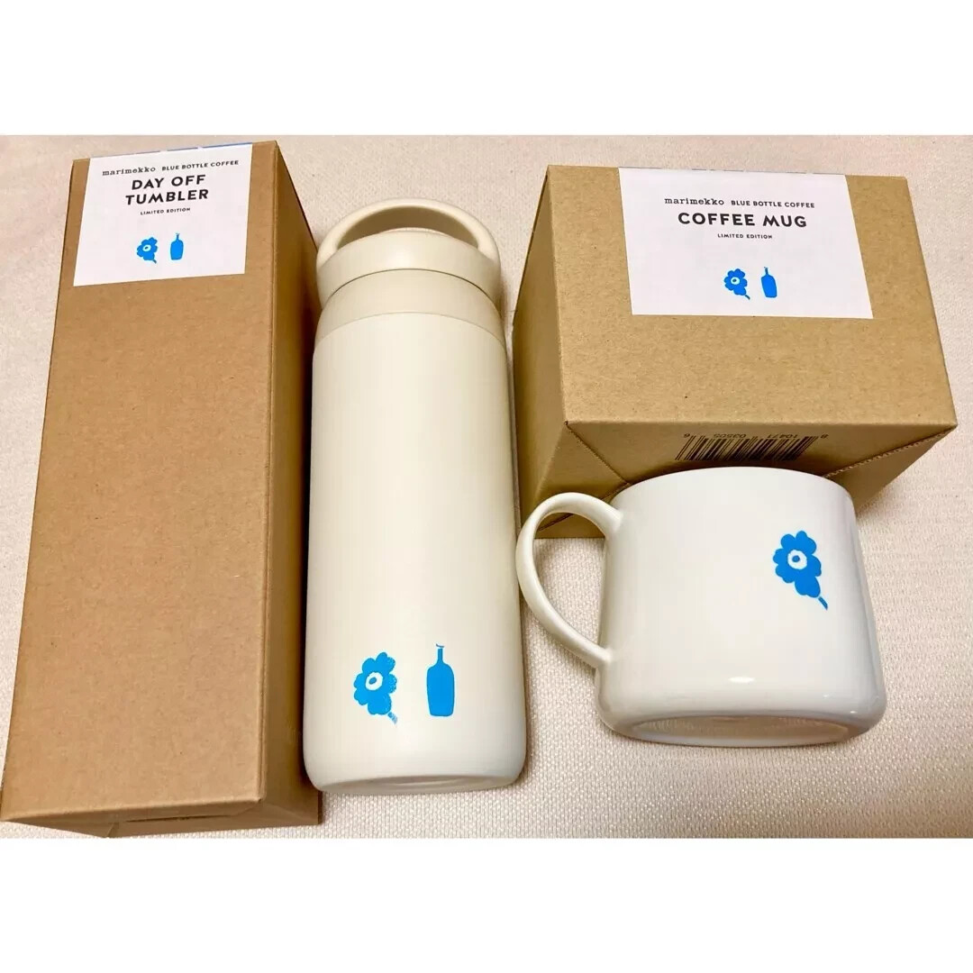 新品　marimekko BLUE BOTTLE COFFEE Tシャツ Marimekko × Blue Bottle Coffee Tシャツ