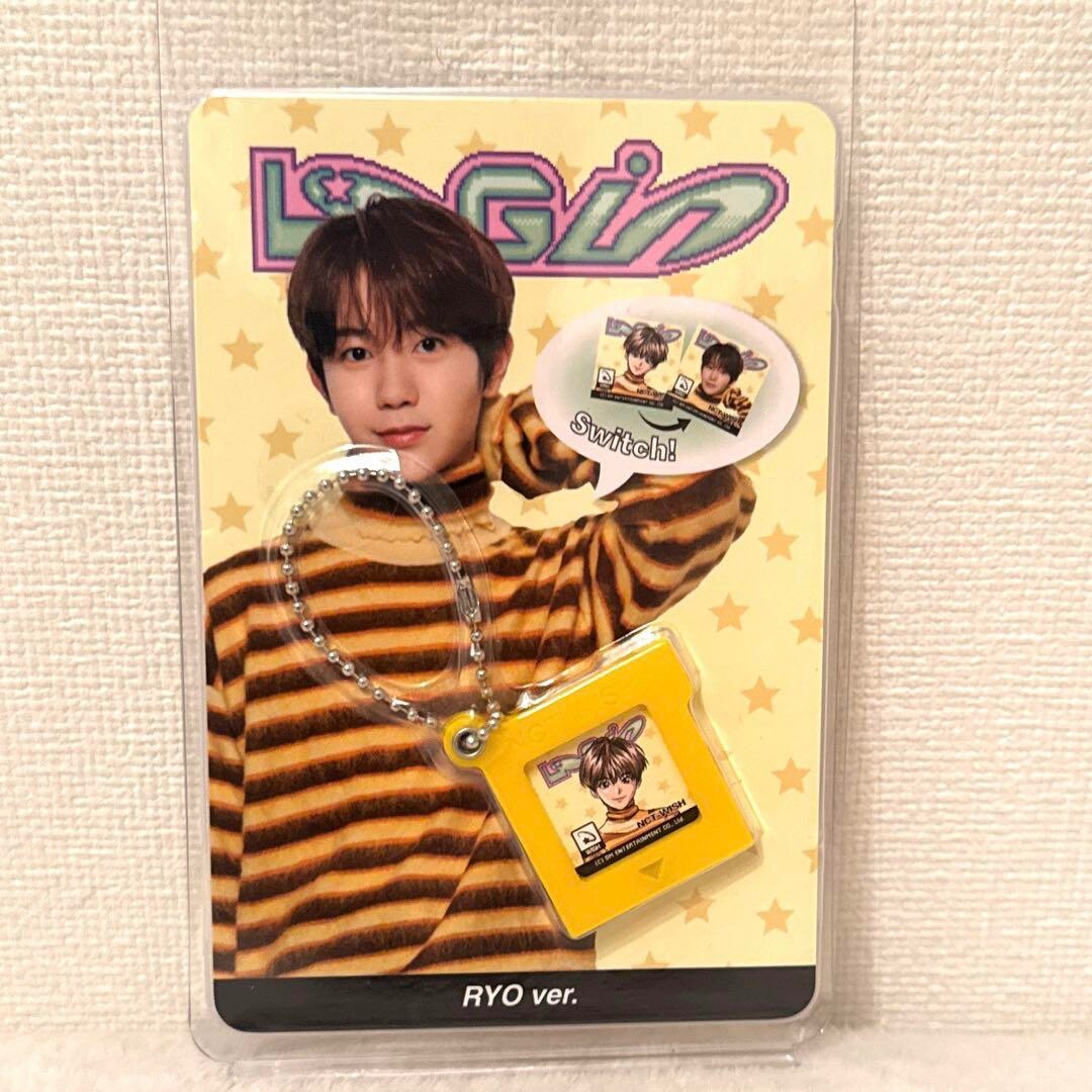 NCT WISH RYO LOG In Official MD Game Pack Key Ring Limited