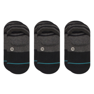 

Stance Solids Gammut 2 3-Pack Super Invisible Socks (черные) мужские носки-невидимки, Черный