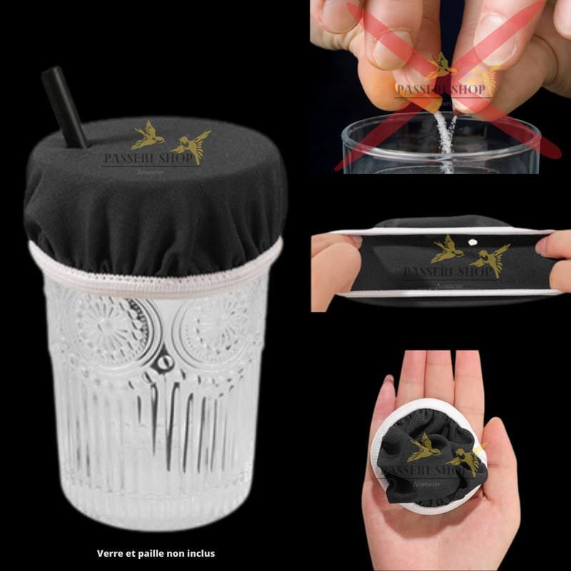 Protection De Verre Anti-Drogue RÃ©Utilisable