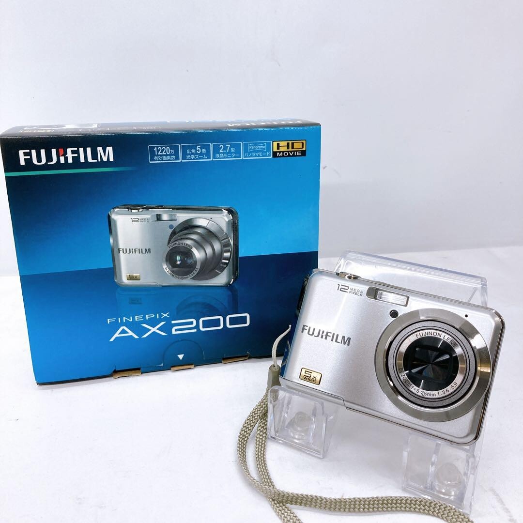 Fujifilm FinePix AX200 12 MP Camera - Silver From Japan | eBay