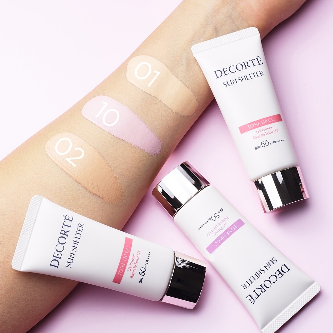 COSME DECORTE☆ COSME DECORTE Sun shelter Multi Protection Tone Up CC 35g