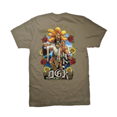 DGK Dirty Ghetto Kids Legend Short Sleeve Tee (Sand) T-Shirt