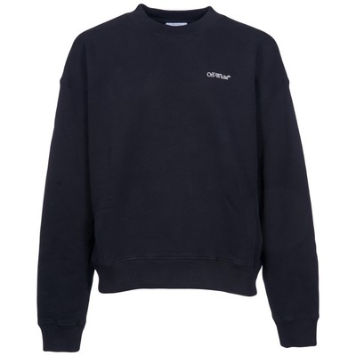 Pre-owned Off-white Lunar Arrow Skate Fit Black Sweatshirt