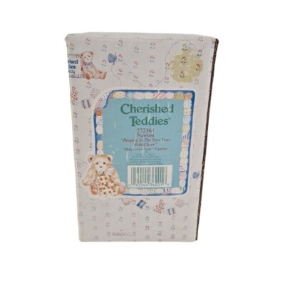 Cherished Teddies Newton Ringing In The New Year With Cheer'' 272361 Figurine