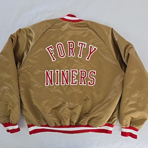80s-90s chalk line Broncos ナイロンジャケット XL Denver Broncos Vintage 80s Chalk Line Satin Bomber Jacket