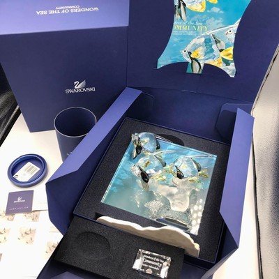 WONDERS OF THE SEA HARMONY SWAROVSKI Heinz Tabertshover crystal object set 2007