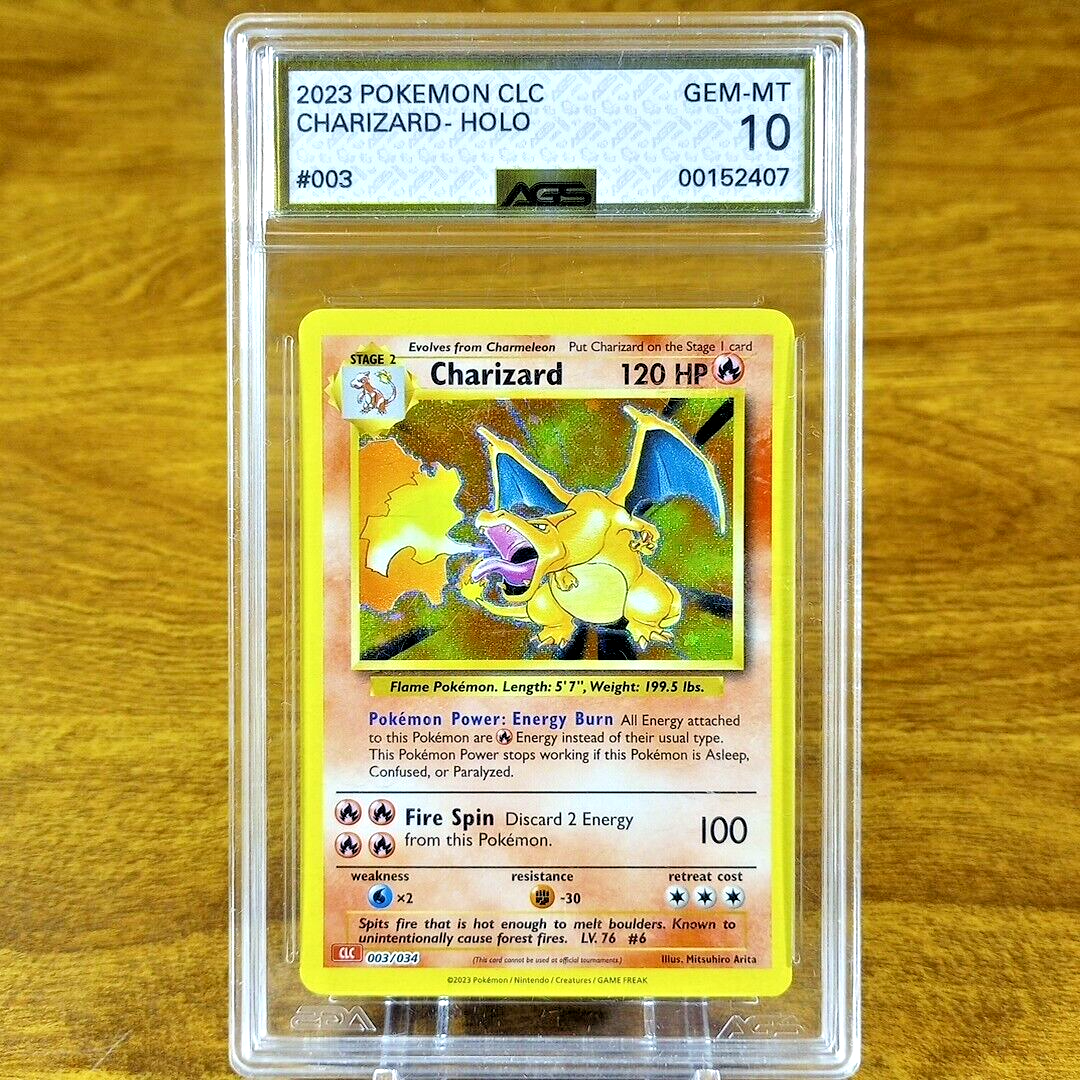 Pokemon Trading Card Game Classic Charizard CLC 003/034 AGS