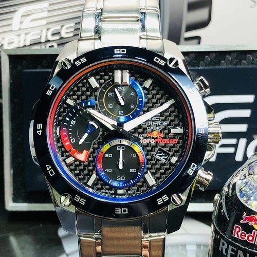 Pre-owned Casio Edifice Efr-557tr-1a Scuderia Toro Rosso 2017 Limited Edition Watch