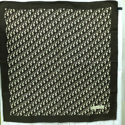 Christian Dior 100% Silk Scarf Trotter Made in Japan Women's