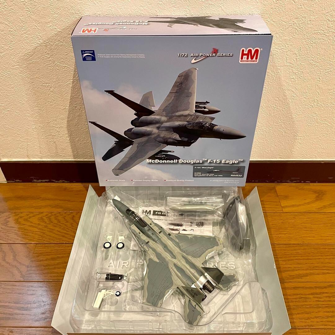 【未使用品】HOBBYMASTER F-15C MOD EAGLE HA4532 Hobby Master 1/72 F-15C Mod Eagle USAF, Spangdahlem Air Base