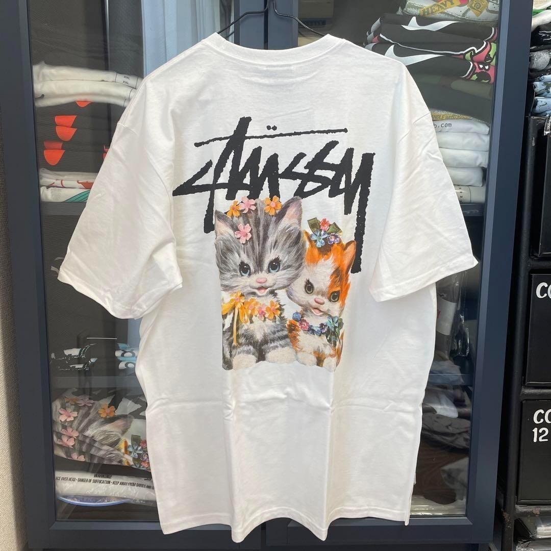 ★ 関税/送料込 ★ Stussy Kittens T-Shirt ★ 大人気 ☆ 関税/送料込 ☆ Stussy Kittens T-Shirt ☆ 大人気 (STUSSY/T