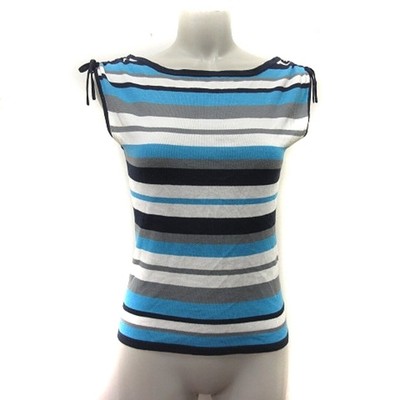 Kumikyoku Suite Cut & Sewn Sleeveless Border 2 Multi Color YI Used de8e7578aadc4