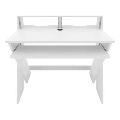 Glorious Sound Desk Compact Studio Workstation in White