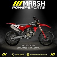 Ducati Desmo450 MX Factory 2026 - Ducati Offical Dealer - REDUCED!!