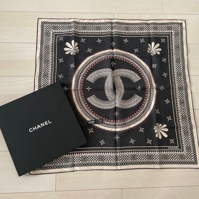 Chanel Coco Mark Scarf Cotton