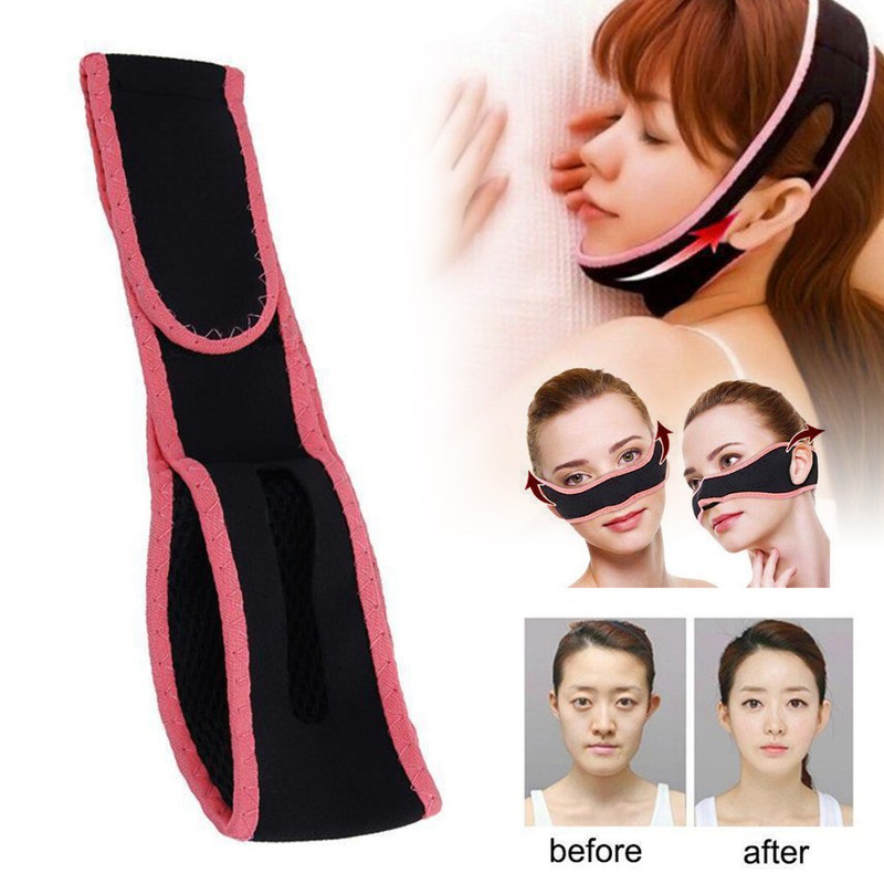 Face VLine Belt Lift Up Slimming Chin Cheek Shaper Strap Band Anti