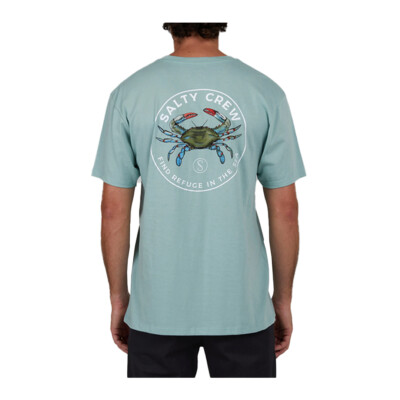 Salty Crew ''Blue Crabber'' Short Sleeve Tee (Mackerel Blue) T-Shirt