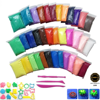 36 Colors Set Polymer Air Dry Clay Children Kid DIY Kit Modeling