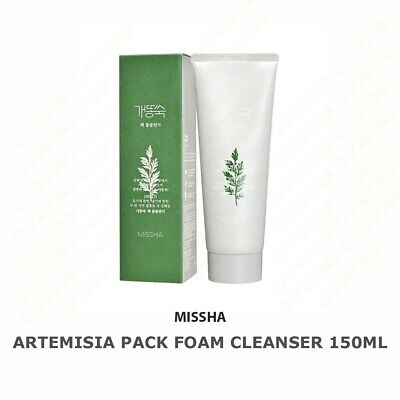 Missha Artemisia Pack Foam Cleanser 150ml New Deep Cleansing Calming Effect Gift