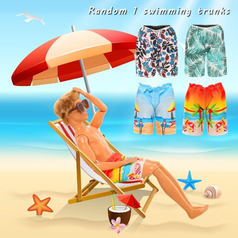 Lot 12 Items Doll Clothes for Ken Doll Random