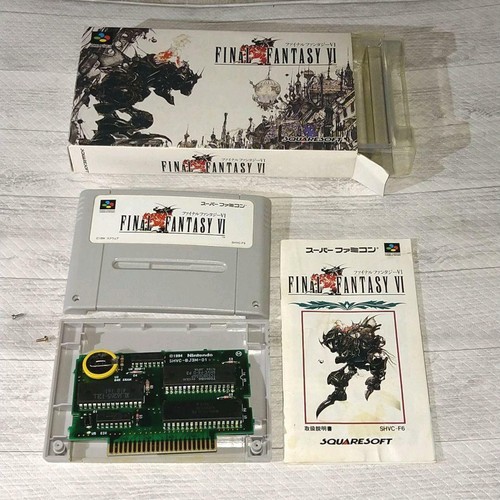 Square Soft 1994 Final Fantasy VI FF6 Nintendo Super Famicom Square Soft 1994 Final Fantasy VI FF6 Nintendo Super Famicom
