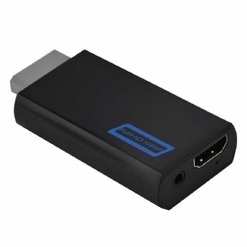 Wii to HDMI 1080P Converter - Full HD for Wii To HDMI Adapter with 3.5mm Audio O