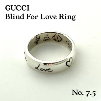 【ユーズド品】GUCCI　Blind For Love Ring　＊703 Blind for Love ring in 925 sterling silver | GUCCI® US