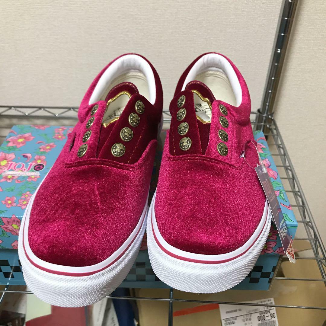 Pre-owned Vans Jojo's Bizarre Adventure Golden Wind ×  Limited Original Box 24.5cm Us6 In Red