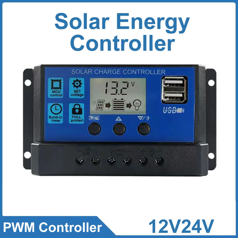 Solar Energy controller 12V/24V Fully Automatic Universal Photovoltaic Panel Cha