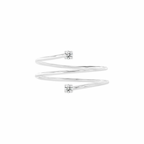 Pre-owned J.o.n Natural Diamond Pave Designer Wrap Ring Solid 14k Yellow Gold Christmas Jewelry In White
