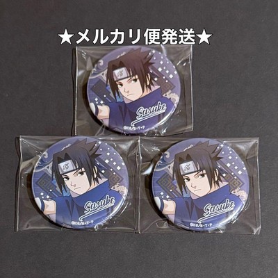 Naruto Shippuden Metal Badge Set Enri Series Can Sasuke 3 Pieces Bandai JP LTD