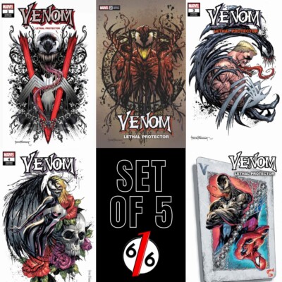    VENOM LETHAL PROTECTOR #1-5 KIRKHAM Trade Dress Variant Set Of 5