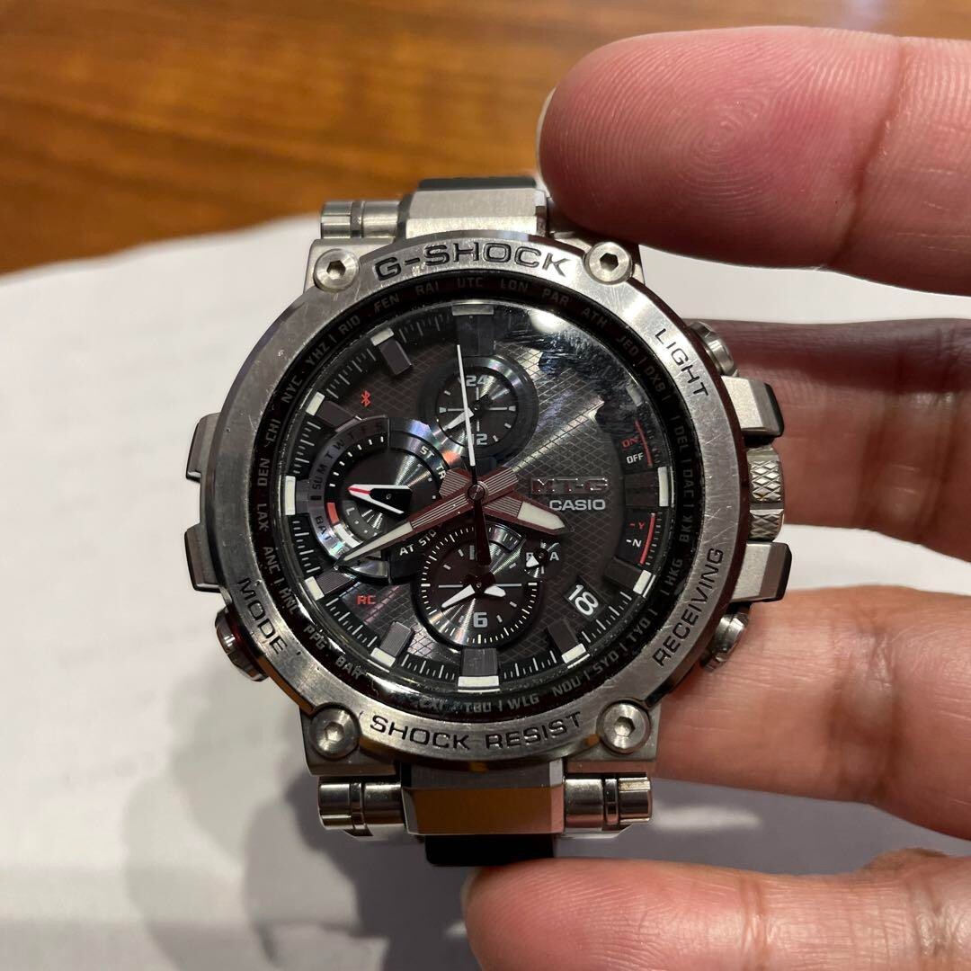 24年製 G-SHOCK MTG-B1000-1AJF MT-G casio MTGB1000-1A | Silver MT-G Watch - G-SHOCK | CASIO