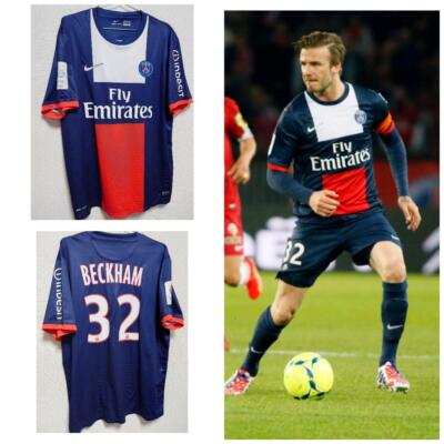 Beckham Paris Saint-Germain PSG 13/14 Size XL Nike Soccer