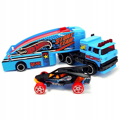 Hot Wheels Super Rigs Stuntin Semi Truck Storage Lorry New Kids Vehicle Toy