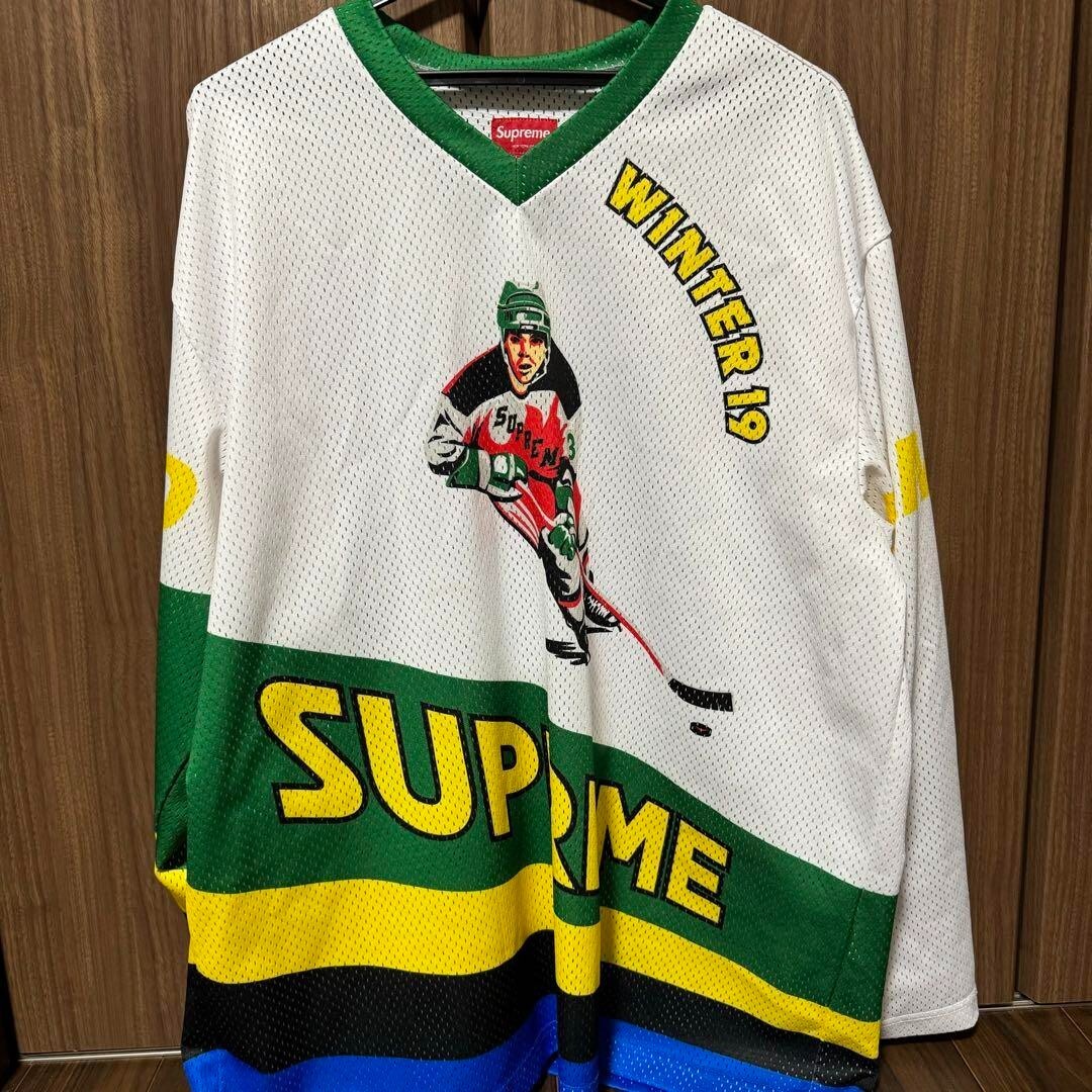 Supreme Crossover Hockey Jersey FW19 Size L Number: 4