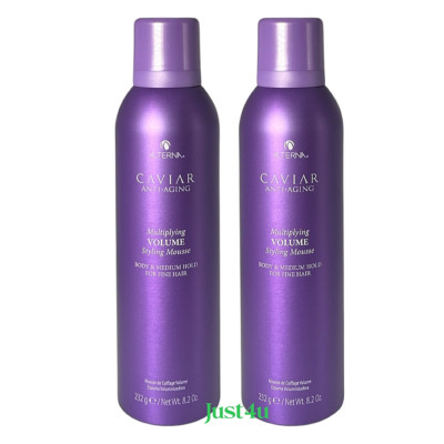 Alterna Caviar Anti-Aging Multiplying Volume Styling Mousse, 8.2oz. (2PACK)