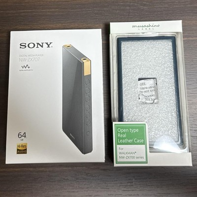 SONY NW-ZX707 WALKMAN 64GB Hi-Res ZX Series Audio Player Black English 