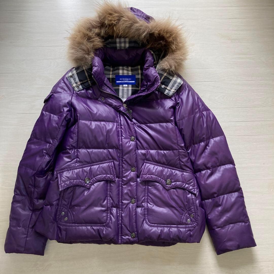 BURBERRY BLUE LABEL ダウンベスト 38 バーバリーブルーレーベル ダウンベスト 38