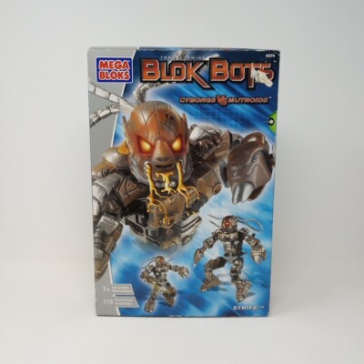 Mega Bloks Transforming Blok Bots - Strife #9374 - 2003 - Factory Sealed