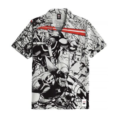 

Рубашка с коротким рукавом HUF Worldwide x Marvel -#39;-#39;X-Men Resort-#39;-#39; (белая) на пуговицах, Белый