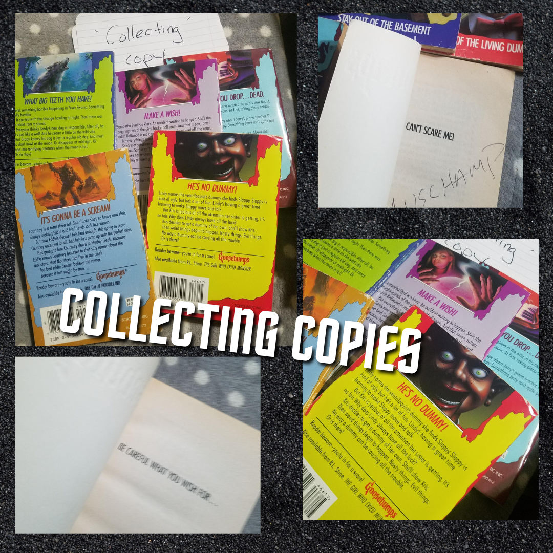 Goosebumps (RL Stine)  ~ 1990s Series ~BUILD YOUR OWN LOT  ~ Buy More & Save $$!