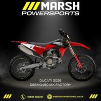 Ducati Desmo450 MX Factory 2026 - Ducati Offical Dealer - 1000 Contribution 