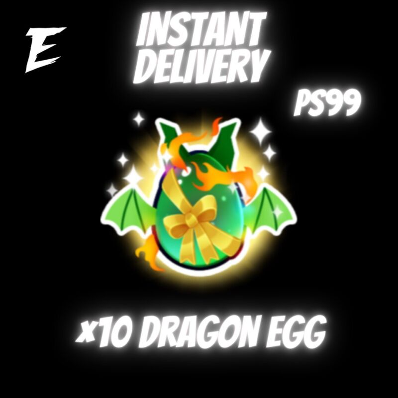 Roblox : [PS99] ×10 Dragon Egg | Pet Simulator 99 [instant delivery]