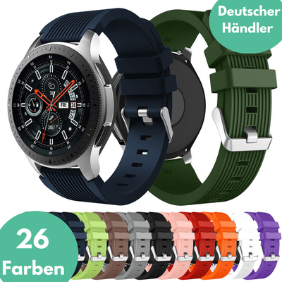 Silikon Armband für Samsung Galaxy Watch 7 6 5 4 FE Pro Gear Classic 20mm 22mm