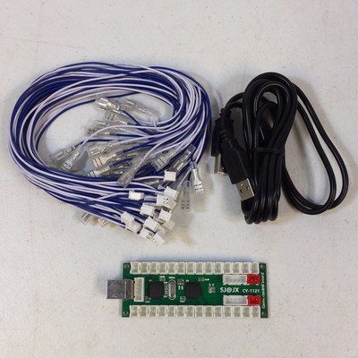 SJ@JX Multicolor 2 Player Arcade Game DIY Kit For Retro Pie Raspberry Pi MAME PC