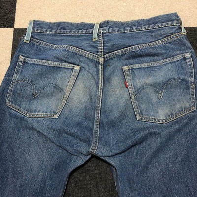 34,36,40 NUOVO DONNA DENIM STRETCH pantaloni blu used blue l32 4 wards Bootcut Jeans Tg