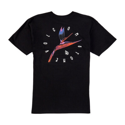 

Футболка с коротким рукавом Volcom Stone Blossom (черная) Мужская футболка с рисунком, Черный